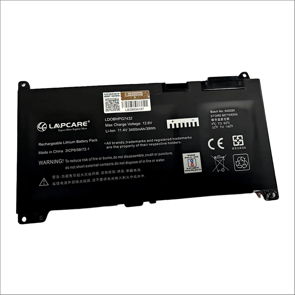 Lapcare Laptop Battery Compatible For HP RR03XL view 2